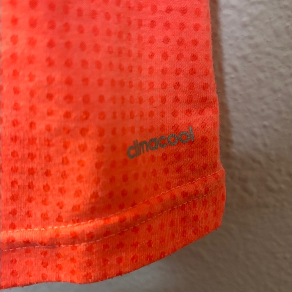 Adidas Vibrant Orange Athletic Tank - Picture 4 of 5
